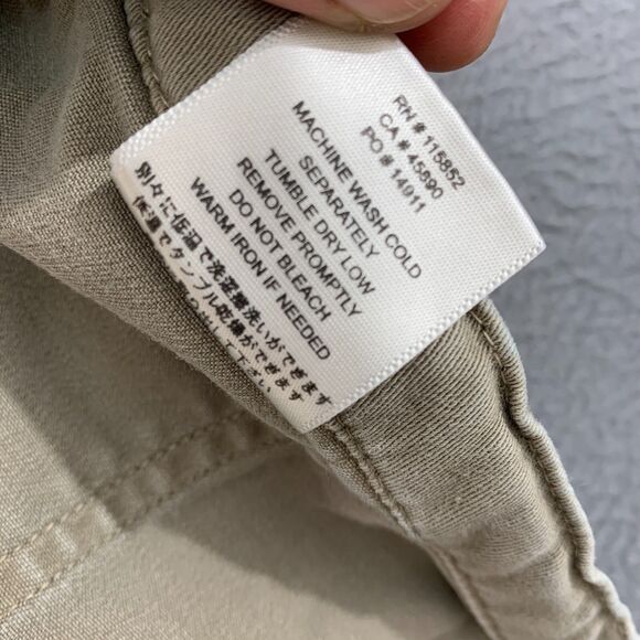 Grammici Pants Womens Size Large Stretch Flat Front Chino 32X31 - Picture 13 of 16